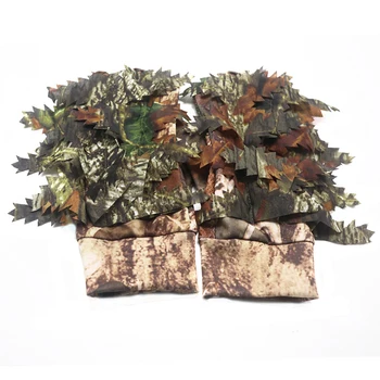 

1 Pair Fishing Hunting 3d Leaf Gloves Keep Warm Hunting Camping Cycling Camouflage Outdoor Sport Hunting Suits Tool Novel S17