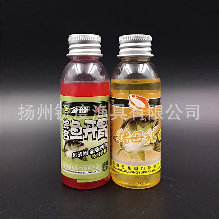 

Golden Dragon Comprehensive Fish Appetizer Pigskin Breast Milk Liquid Fishing Bait Additive Promote Food Additive Lure Fish Agen