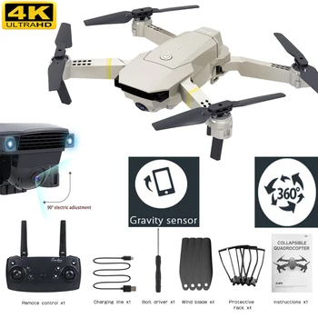 

4K Drones With Camera Hd Foldable Wifi Mini Drone For Kids 2020 Folding Quadcopter Remote Control Helicopter Selfie 6ch Pocket