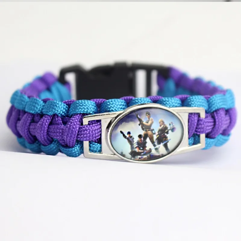 Черная Радуга Six Siege FPS Косплей bBracelet ручной вязки готический панк кулон браслет унисекс модные ювелирные изделия Bijoux - Окраска металла: 4