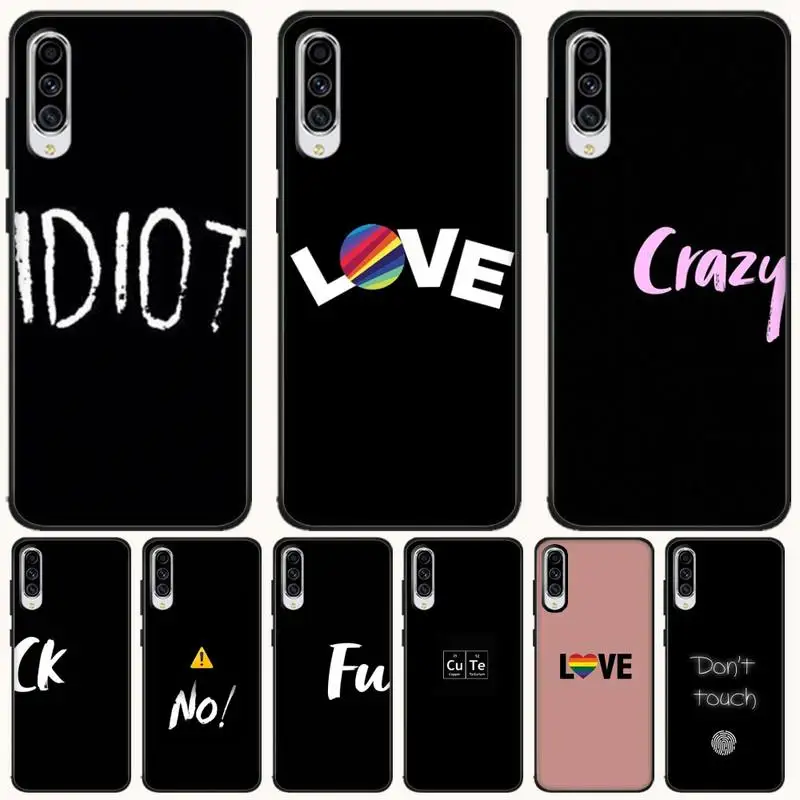 Fw Ck Crazy Case Coque Fundas Etui для Samsung Galaxy A10 A20 A30S A40 A50 A51 A70 A71 Note 8 9 10 чехлы|Чехлы-накладки| |