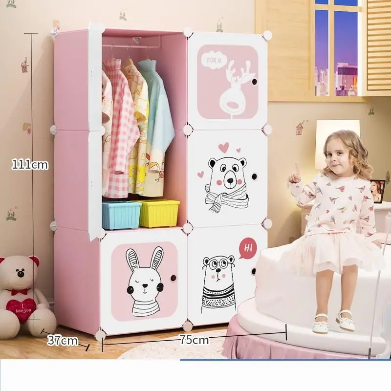 MODEL A Meble комод для Szafa Meuble Range Armario Armazenamento Penderie шкаф Mueble De Dormitorio мебель для спальни шкаф - Цвет: MODEL A