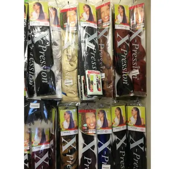 

82 Inch 165g/Pack Synthetic Jumbo Braiding Hair Pre Stretched High Temperature Fiber Crochet Hair Extensions For Box Braids