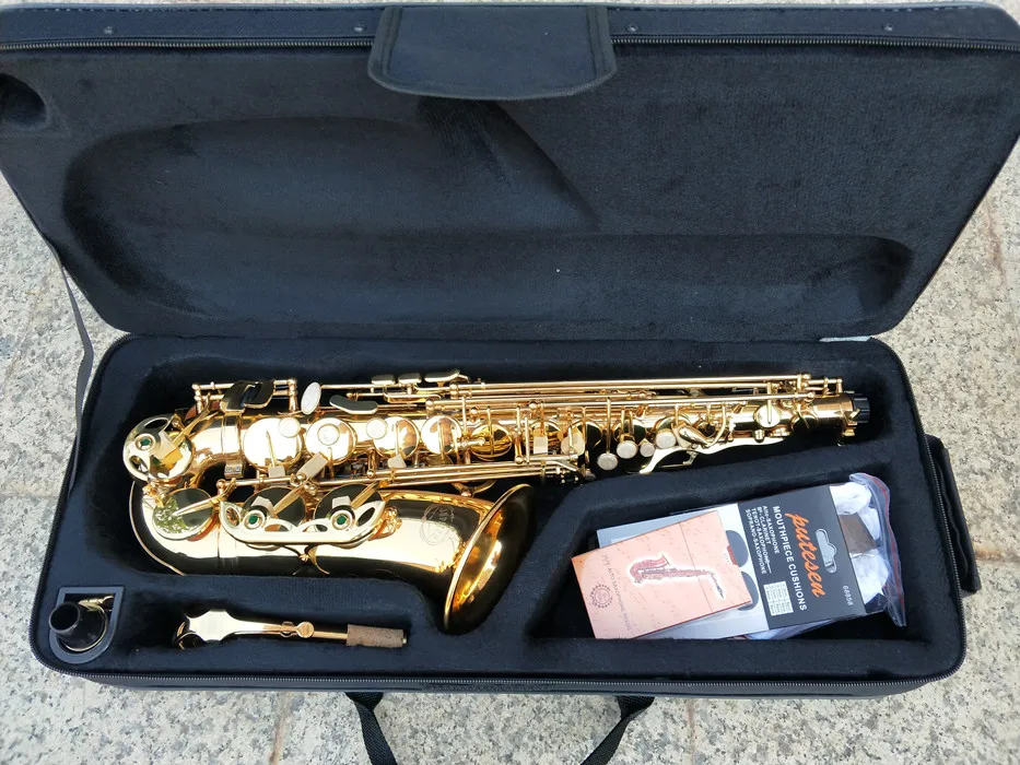 JupiterJAS769AltoSaxophonegoldSaxAltowithmouthpiecesReeds
