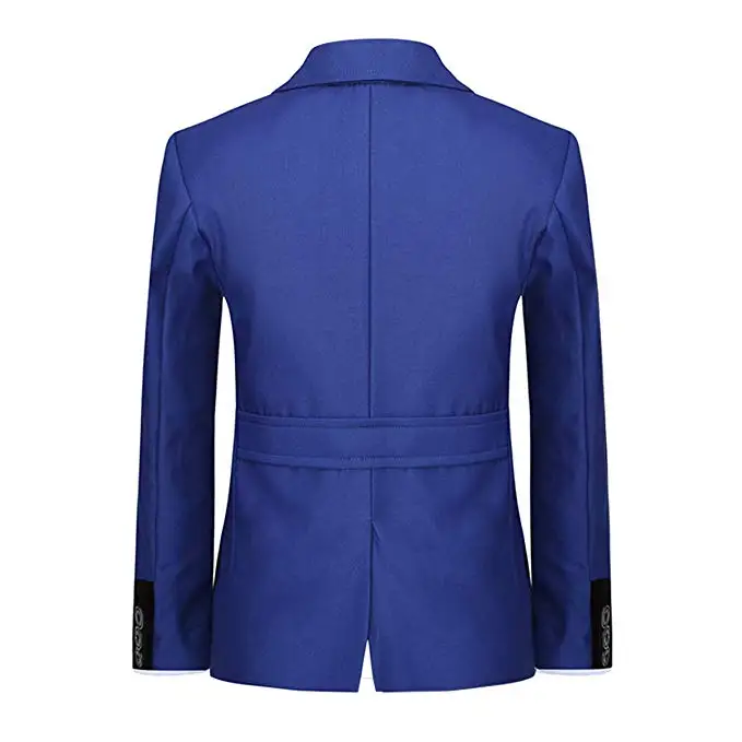 Индиго 3 шт. Формальные костюмы Классический пик лацканы Slim Fit Tux куртка жилет брюки день рождения вечеринка Свадьба