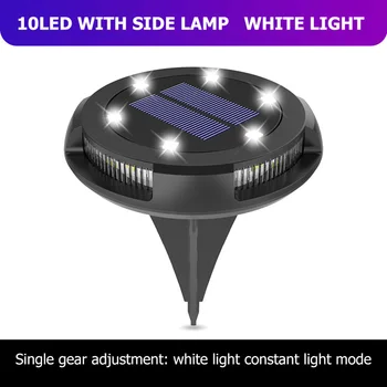 

Solar Ground Lights 10 LED Waterproof Outdoor Garden Landscape Pathway Lawn Lamp Home Garden Under Ground Lamp