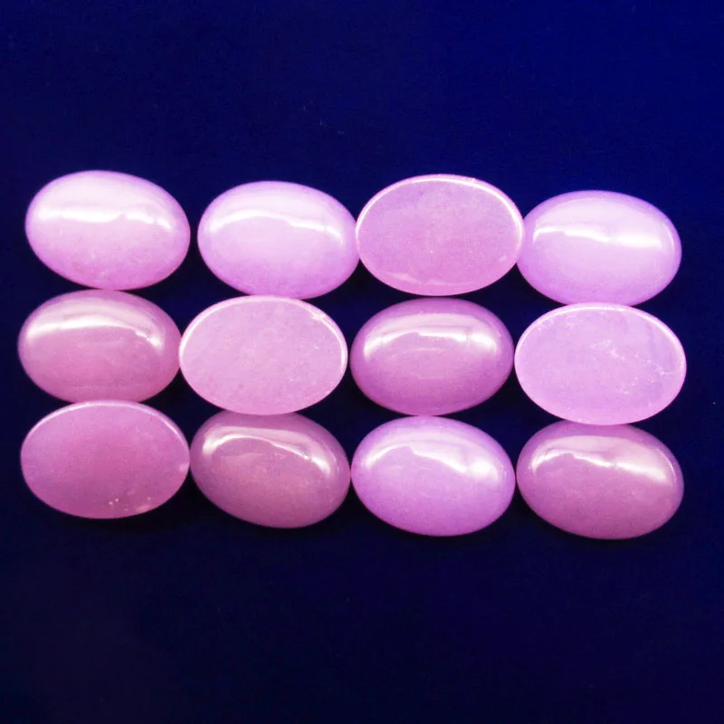 10pcs Natural Purple Jades Oval Cab Cabochon 18x13mm | Украшения и аксессуары