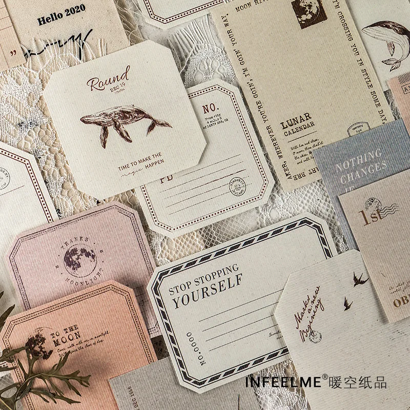 

15 Sheets Four-day Talk Series Memo Pad Retro Message Notes Decorative Animal Notepad Note Paper Memo Stationery Office Supplies