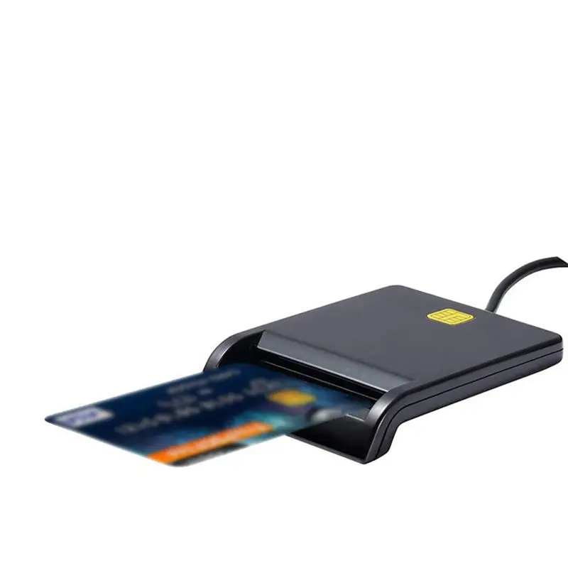 Смарт Usb кард-ридер адаптер Универсальный Портативный Usb общий доступ Emv с cd-драйверами для банковских карт Sim/Atm/Ic/Id карты