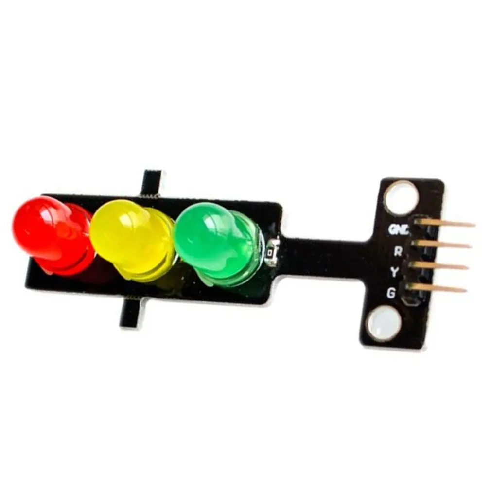 Led Traffic Light Module 5V Digital Signal Output Ordinary Brightness 3 Light Separate Control