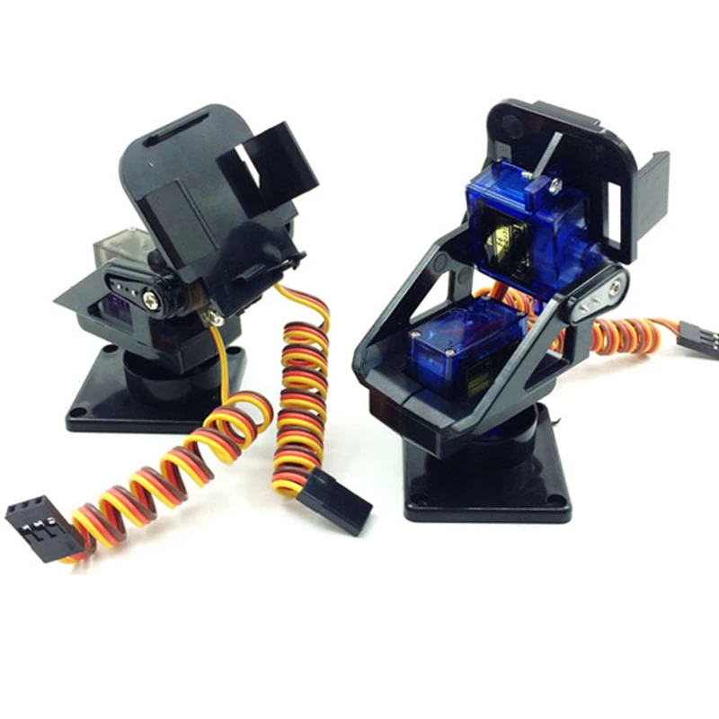 

1 Set RC FPV for Servo SG90 Camera Platform Unassembled Gimbla Pan/Tilt Anti-vibration Camera Mount for Aircraft Plastic FPV PTZ
