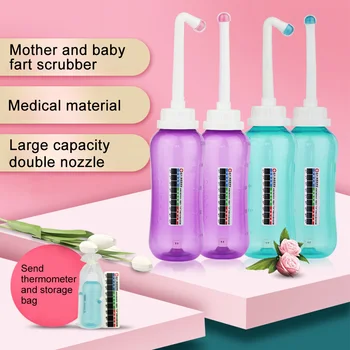 

500ml Portable PP Easy Assembly Multifunctional Postpartum Spray Water Cleaning Personal Toilet Mini Handheld Bidet Seat Tackle