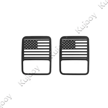 

Car Tail Light Rear Lamp Decor Cover Trim for Jeep Gladiator JT 2018+ Black Aluminum Alloy