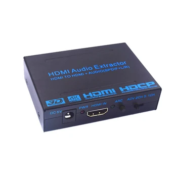 

HDMI Audio Splitter 4K HDMI TO HDMI Audio Splitter 4K x 2K (SPDIF+R/L) Extractor Converter(EU Plug)