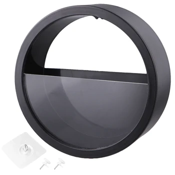 

Fashion Round Wall Hanging Flower Pot Creative Flower Basket Decor Flowerpots Home Decor for Office Living Room with Random Hole