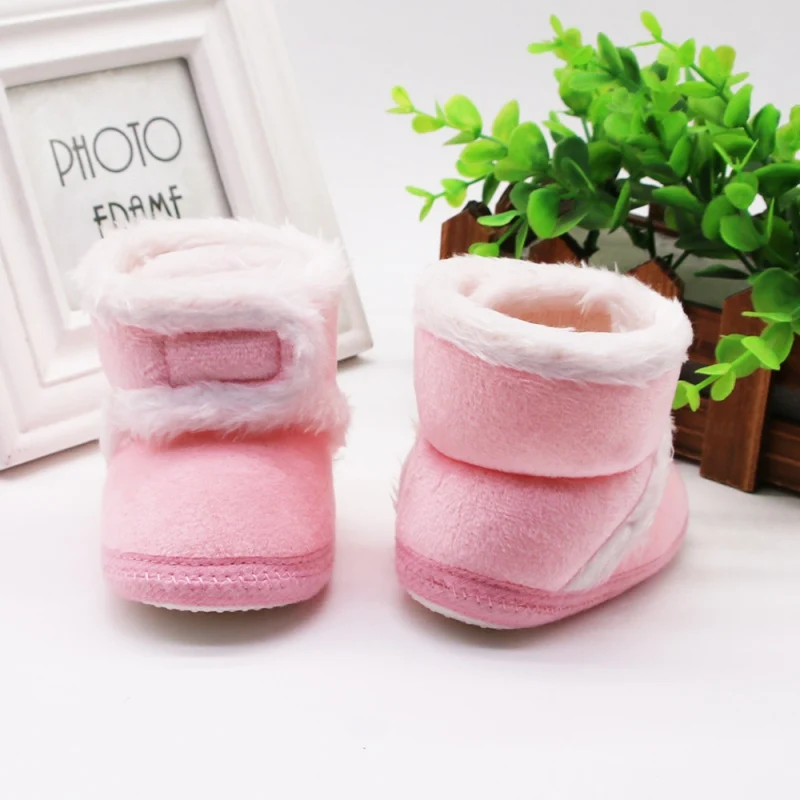 Baby Shoes Boy Girls Boots Winter Warm Cotton Sweaters Boots Booty Crib Toddler Shoes