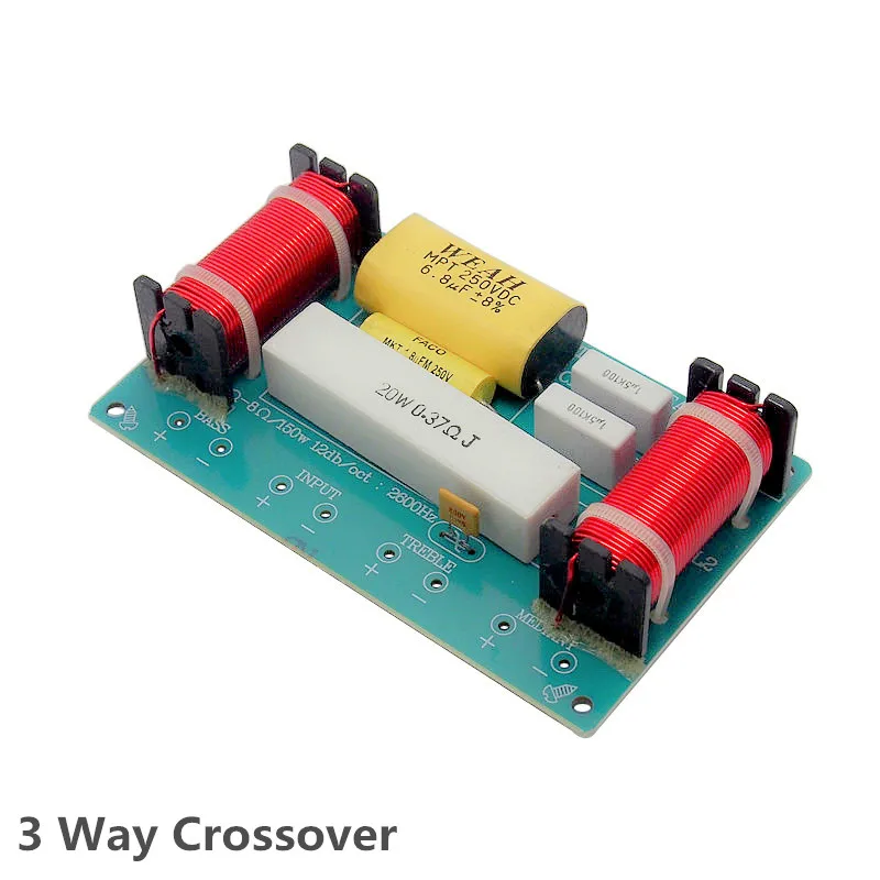 2pc 3 Way Speaker Crossover Filter 150w Accessories For Hifi