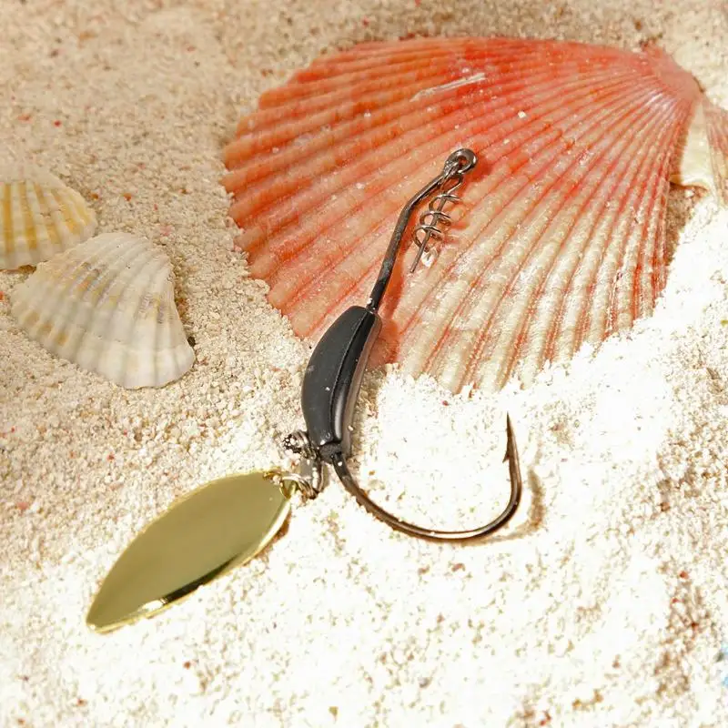 Fishinghook Crank Мягкая приманка крючок свинцовая металлическая ложка блестки Рыболовные снасти