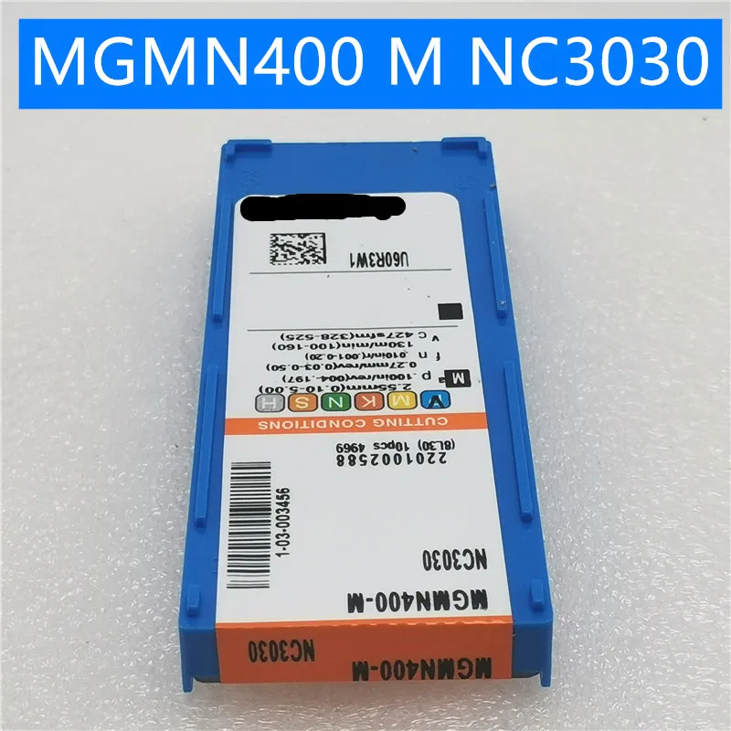 10 шт. MGMN400 M NC3030 поворотные твердосплавные вставки инструмент токарный фрезерный станок с ЧПУ Режущий инструмент слот для резки MGMN400
