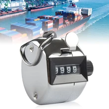 

4-Digit Hand Tally Counter Precise Handheld Golf Clicker Counter Palm Counter for Sport Stadium Referees