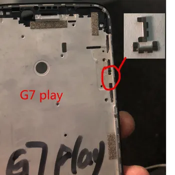 

Original For Motorola Moto G7 play Power Volume Button Metal Spacer Shim Holder Parts