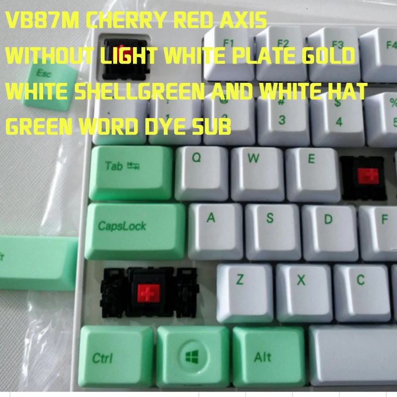 Varmil VB87M Bluetooth клавиатура Pbt Cherry Mx Красный приглушенный цветной краситель Суб Печать Keycps Беспроводная механическая клавиатура для ПК