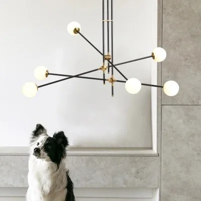 

Nordic Creative Concise Individuality Art Iron Pendant Light Cafe Restaurant Decoration Hanging Lamp Free Shipping