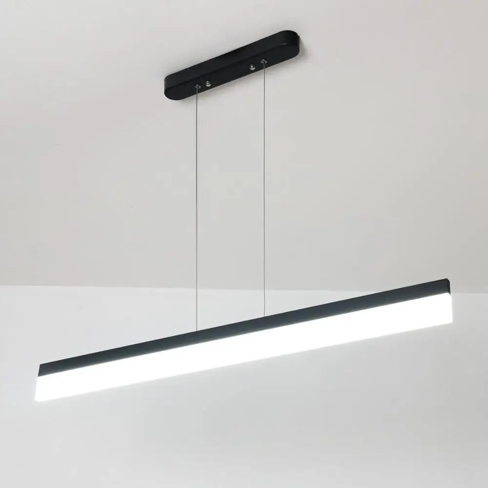 Светодиодный подвесной светильник «сделай сам» для столовой, подвесные светильники для гостиной, минимализм, подвесные светильники - Цвет корпуса: black body A