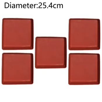 

Planter Flowerpot trays Waterproof 5PCS Plastic Pot Saucer Square Base