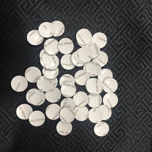 CHKJ 2 шт./лот 14 мм ключи наклейка Shell Логотип для Ssangyong Замена эмблемы Алюминий DIY, иных металлических брелок для ключей с логотипом