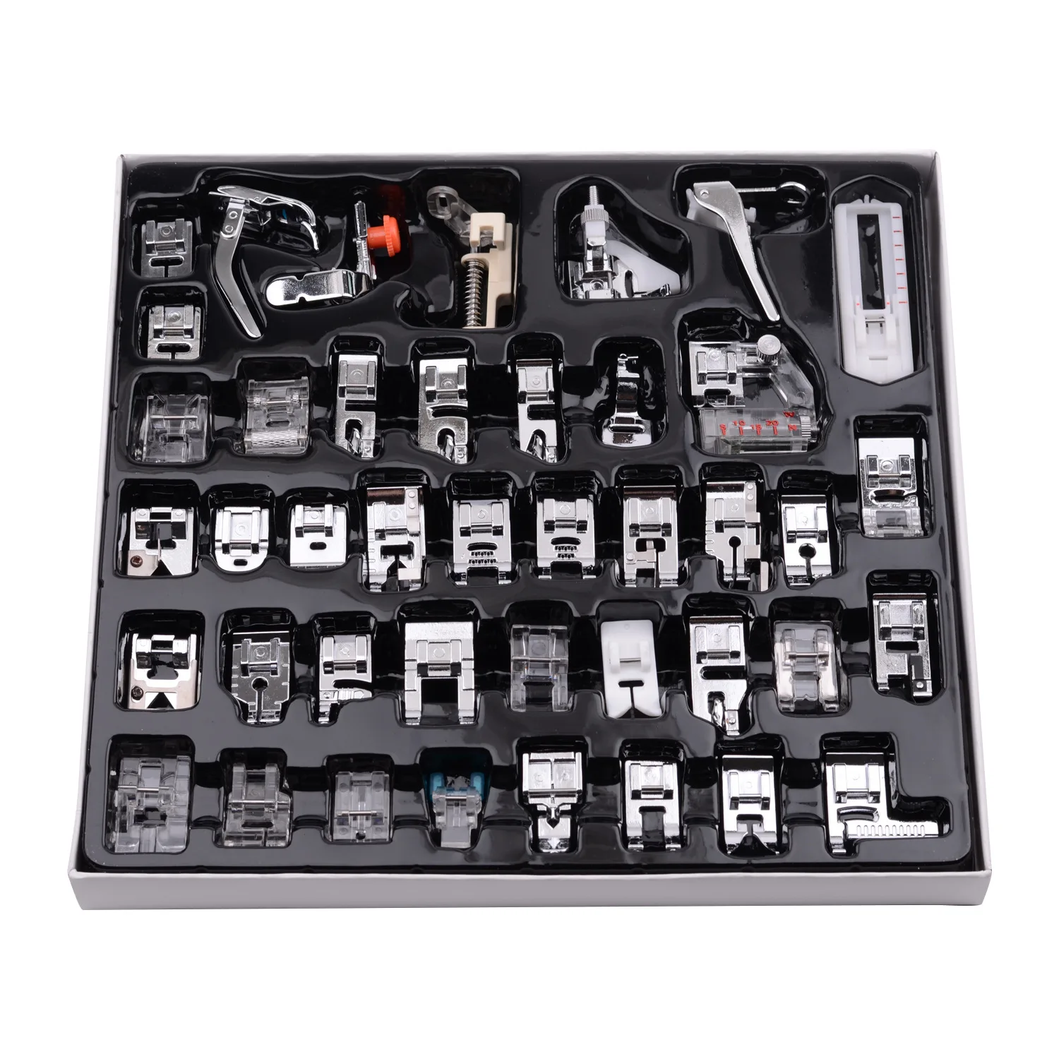 Household Sewing Machine Presser Foot Multi-functional Sewing Accessories 32-Piece 42-Piece 48 Pieces 52 Pieces 62-Piece Presser