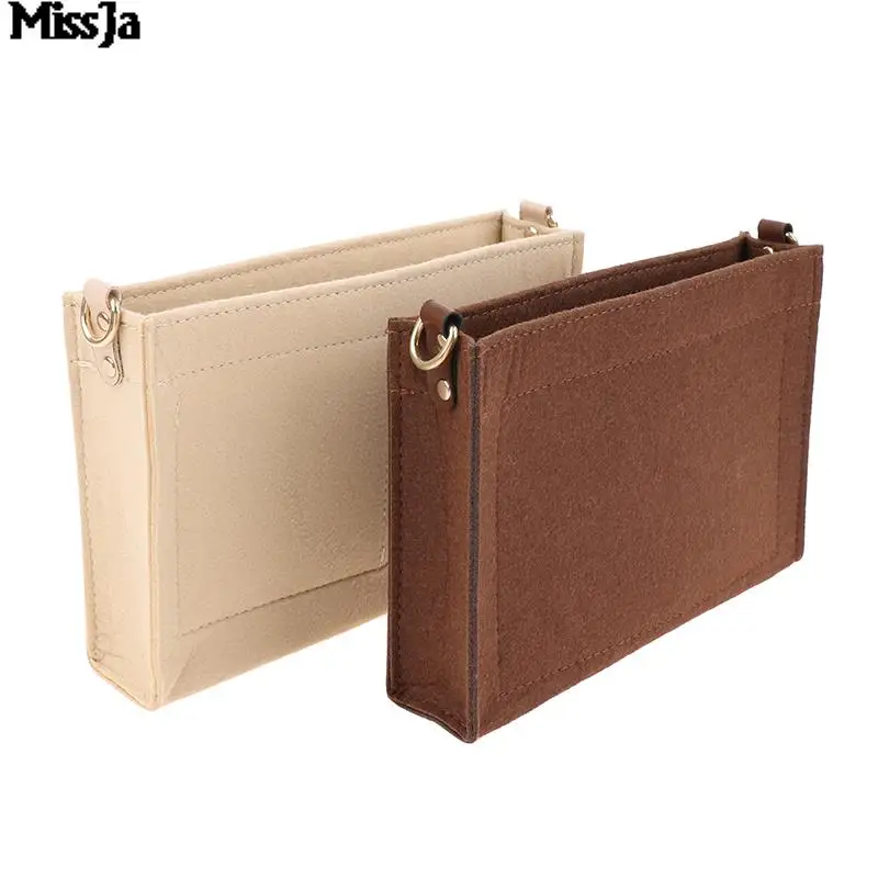 Makeup Organizer Bag Purse Insert Organizer With D Ring Chain Toiletry Bag Makeup Insert