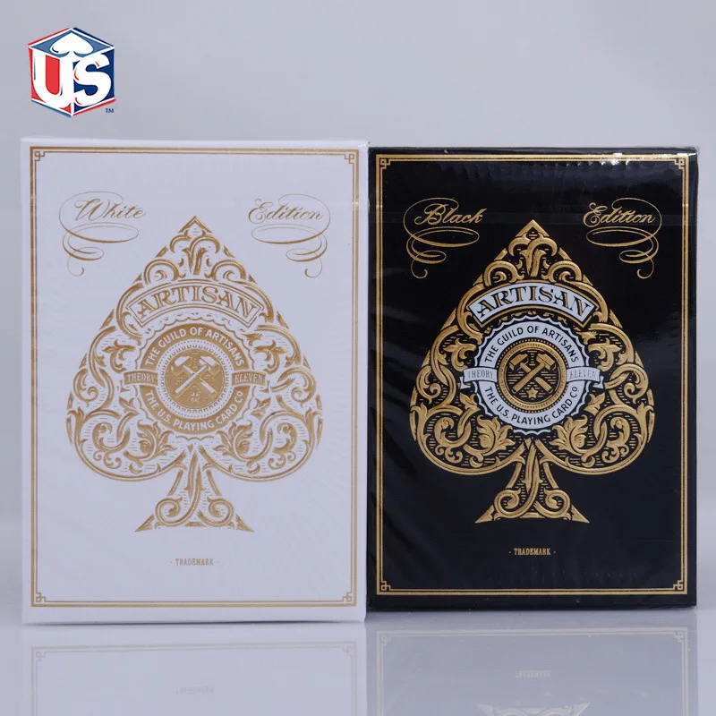 

Artisan Theory 11 Playing Cards T11 White/Black USPCC Limited Edition Deck Poker Size New Sealed Magic Cards Magic Tricks Props