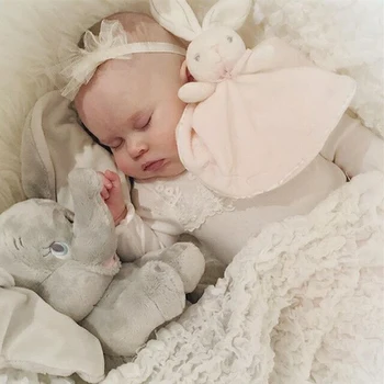 

Security Blanket Soothing Towel Pacifier Doll Toys Cute Plush Rattles Laimala 0-12 Months Animal Stuffed Unisex Baby Rabbit