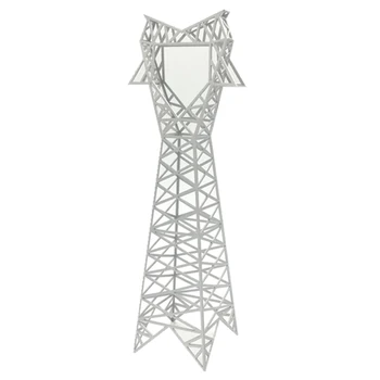 

Free Shipping 29 X 7.2 X 7.2cm Owl Shaped DIY Sand Table Tower Model High Voltage Transmission Tower Decoration - Silver Grey