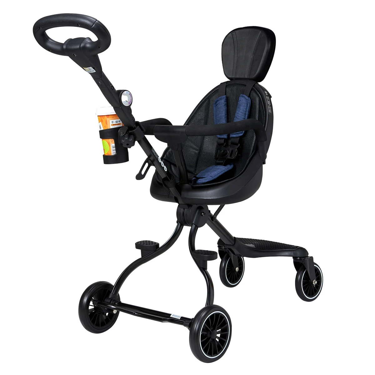 Модная легкая прогулочная коляска для путешествий, с высоким пейзажем, для детей от 6 месяцев до 3 лет, из коробки, детская тележка, 5,2 кг, переносная складная детская коляска
