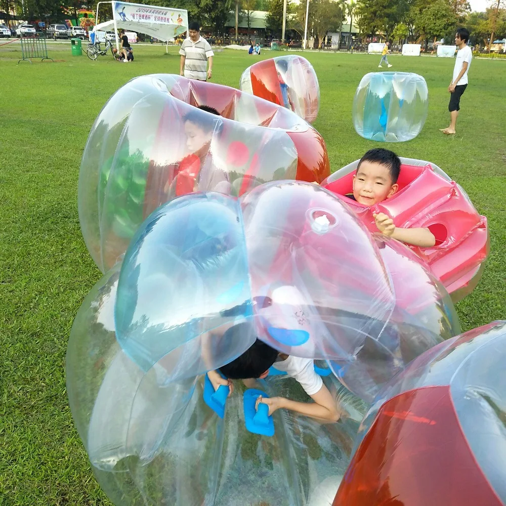 90 см надувной воздушный бампер мяч тело Ребенок фитнес игры мяч Зорб мяч открытый надувной Зорб тело бампер мяч пузырь футбол