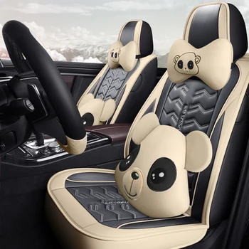 

Full Coverage Eco-leather auto seats covers PU Leather Car Seat Covers for Honda civic accord crv grosstour honda pilot