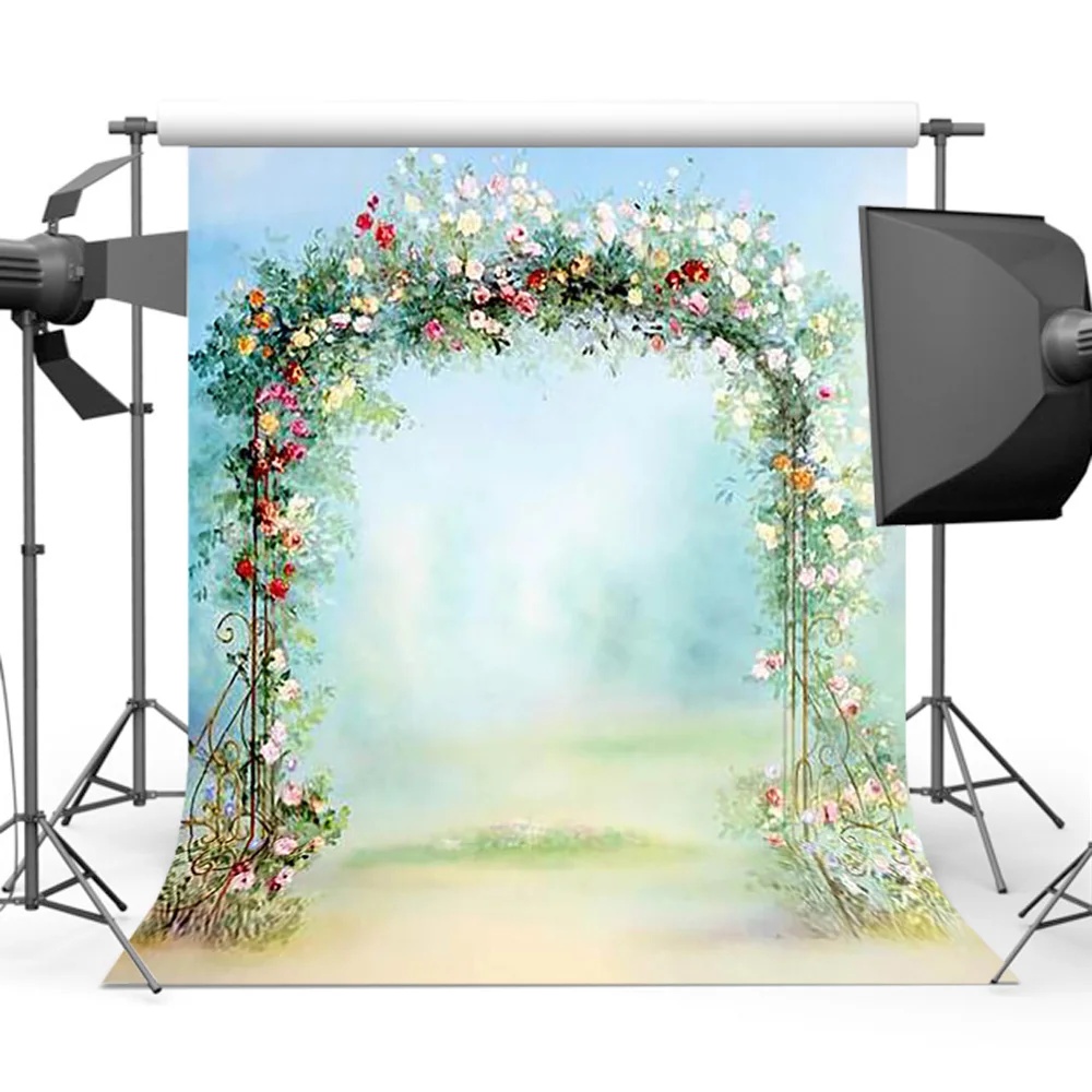 Mehofoto Fairy Tale Garden Photography Backdrops Newborns Photo Background Flower Backdrop Studio Props CM-0567 | Электроника