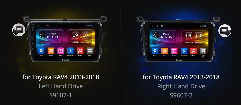 Ownice k3 k5 k6 4G+ 64G DSP 2 Din Android 9,0 автомобильный dvd плеер gps для Toyota RAV4 для Toyota Previa Rav 4 2013 4G автомобильный радиоприемник