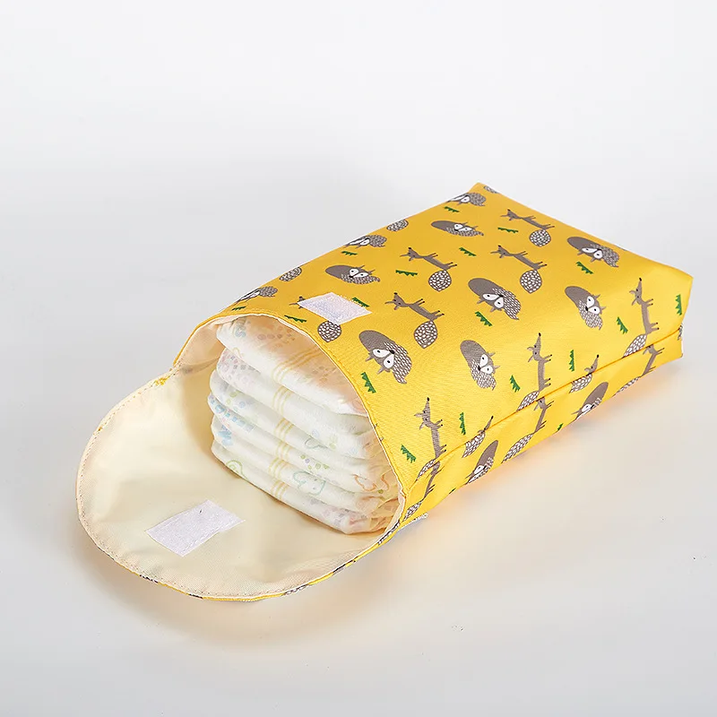 Reusable Waterproof Fashion Prints Baby Diaper Bag Multifunctional Baby Diaper Organizer Mummy Storage Bag Travel Nappy Bag