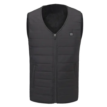 

Electric Heating USB Sleeveless V Neck Vest Winter Heated Outdoor Jacket Warmer