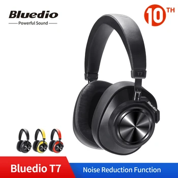

Bluedio T7 Wireless Headphones User-defined Active Noise Cancelling Headset Bluetooth V5.0 for Phones with Face Recognition