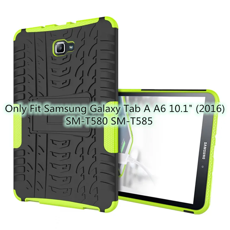 lv se T580 Шина и силикона с откидной крышкой для Samsung Galaxy Tab A A6 10,1 чехол T580 T585 T510 T515 SM-T580 SM-T585 SM-T510, коксовое покрытие+ подставка для ручек - Цвет: lv se T580