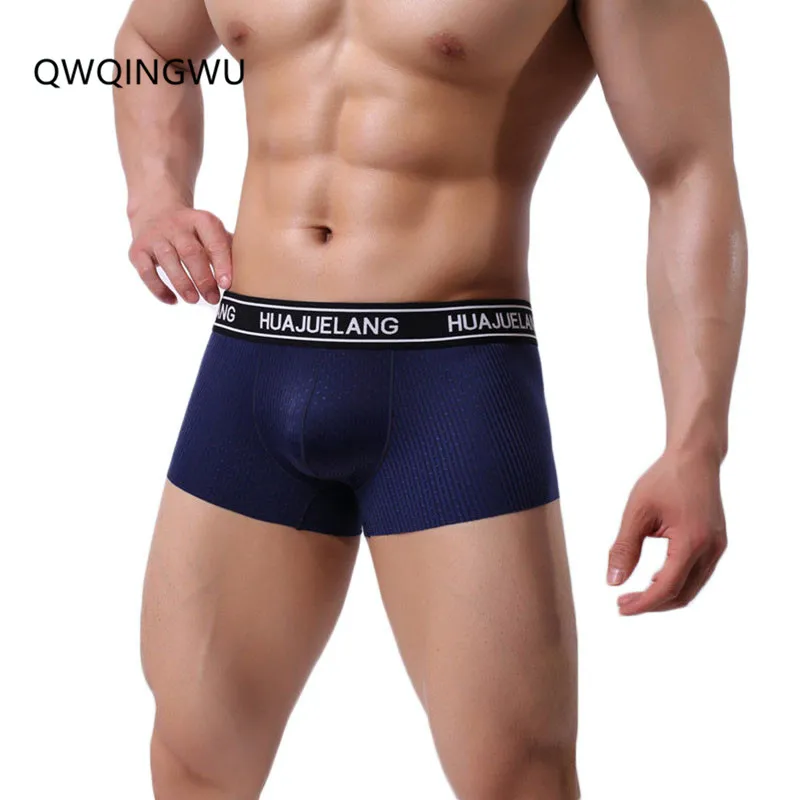 

Men's Boxers Mesh Boxer Mens Underwear Solid Transparent Underpants Low Waist Fashion Boxer Breathable Shorts Boxershorts Men