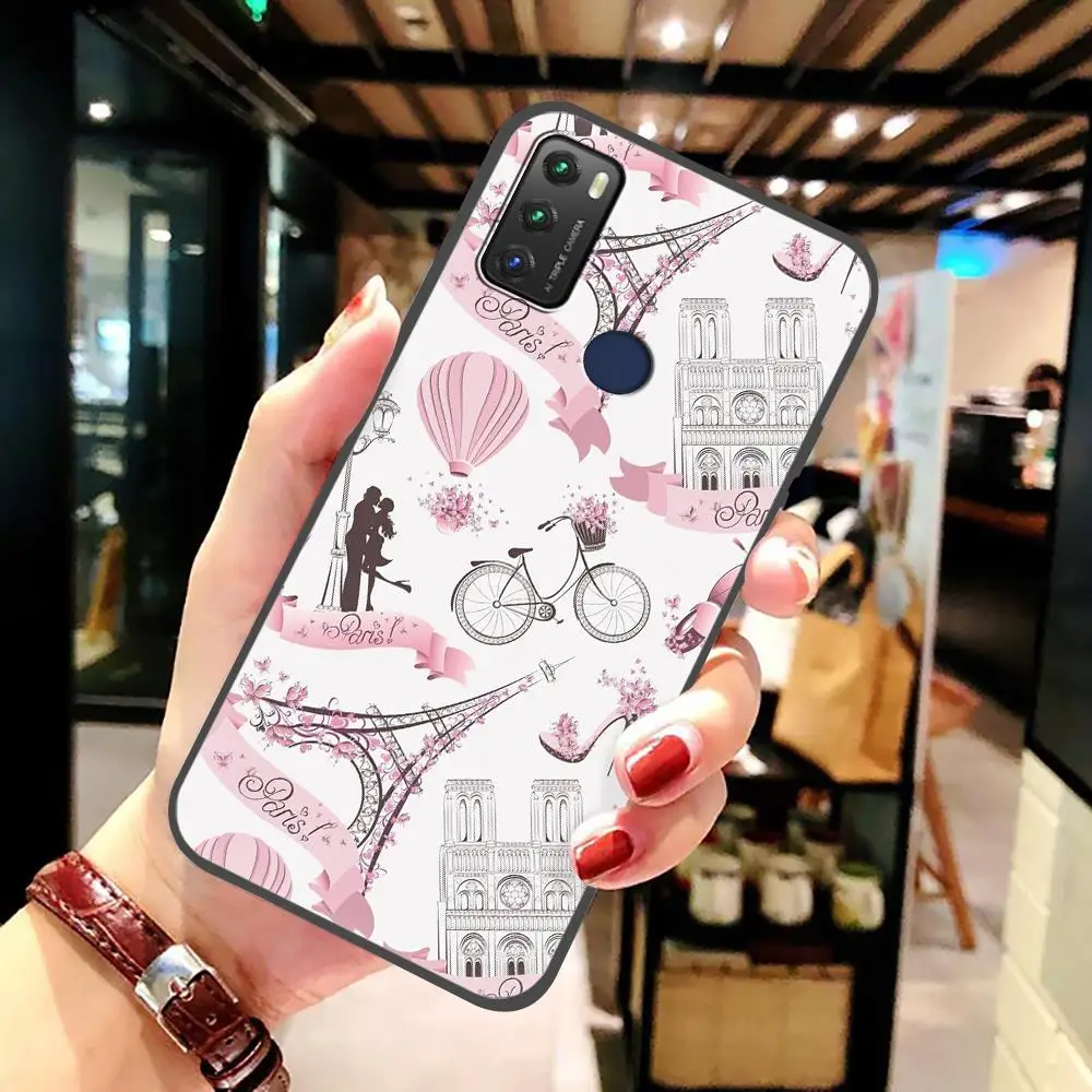 New Arrival Fashion Design Phone Case For TCL 20E/20Y/6125F Cute Shockproof For Woman Soft Case iphone pouch with strap