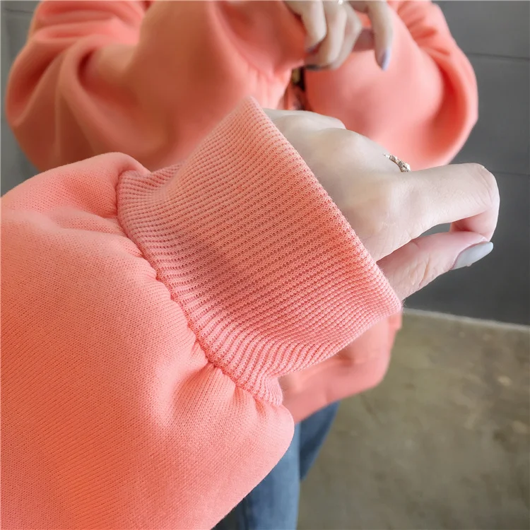 Плюс Размер Уличная sudaderas mujer негабаритных женская одежда толстовка с капюшоном kawaii впитывает пот и бархат нижнее белье женские A5634