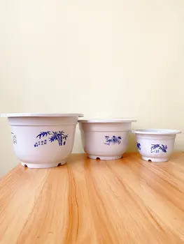 

Chinese Style Bonsai Pots Flower Pot Flowerpot Succulent pot Cactus Creative Planter Pots Plastic Pots