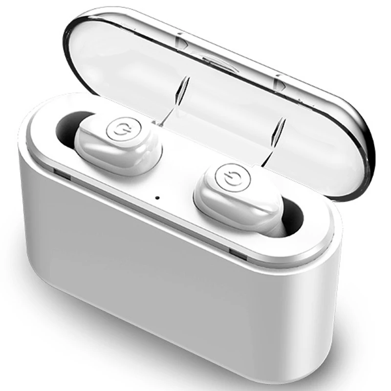 X8 TWS настоящие Bluetooth наушники 5D стерео беспроводные наушники мини TWS водонепроницаемые наушники с зарядным устройством 3500 мАч Внешний аккумулятор