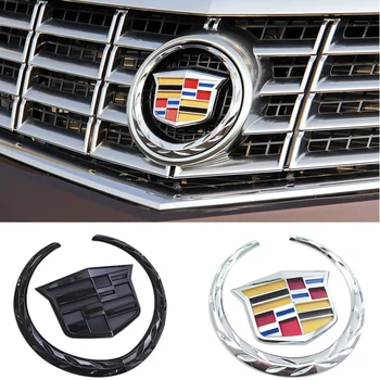 

1 Piece Car Logo Emblem For SRX ATS XTS Rear Trunk Boot Front Head Grille ABS Plastic Chrome 3d Badge Decal Decoration